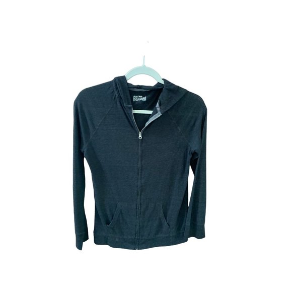 Gilligan and Gilligan Omalley Womens Size S Lightweight Long Sleeve Black Full Z - Picture 1 of 4